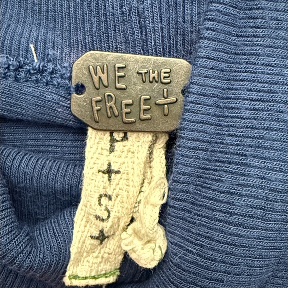 We The Free Blue Knit Top - Picture 2 of 2